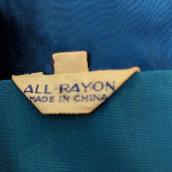 VINTAGE Asian Style Robe - Picture 6 of 7